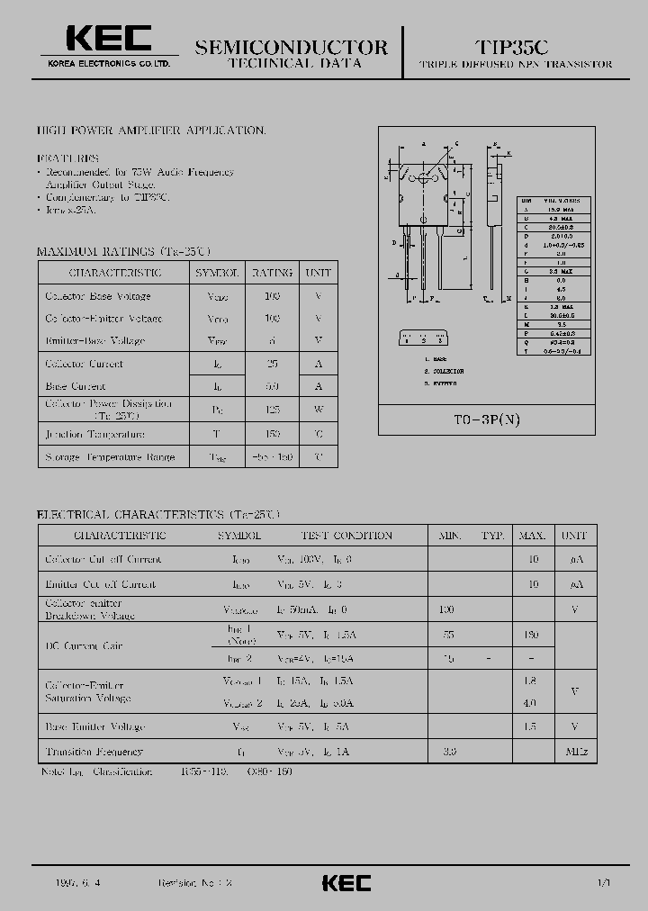 TIP35C_430397.PDF Datasheet