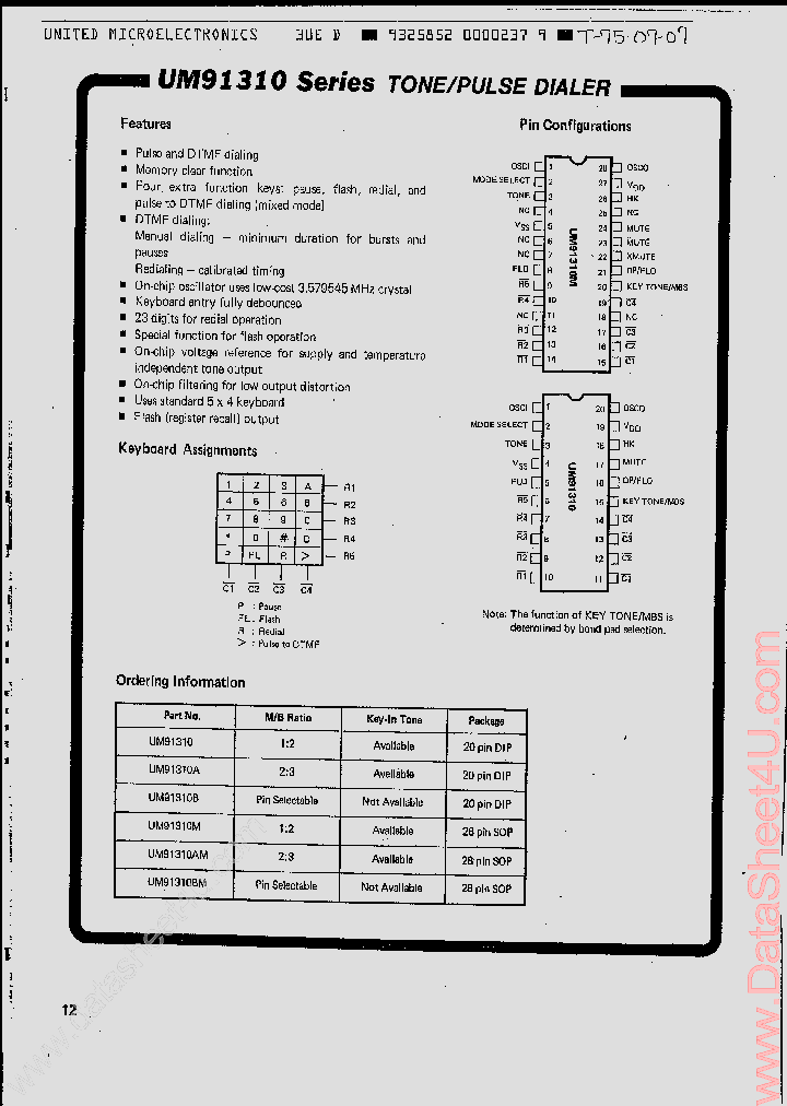 UM91310_413154.PDF Datasheet