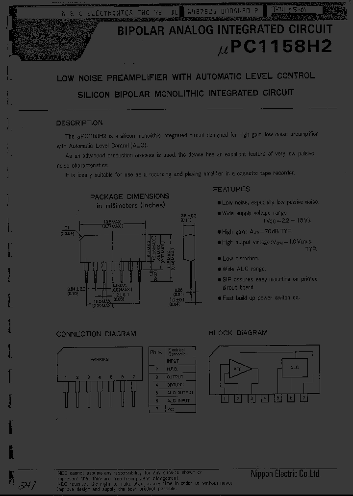 UPC1158H2_393941.PDF Datasheet