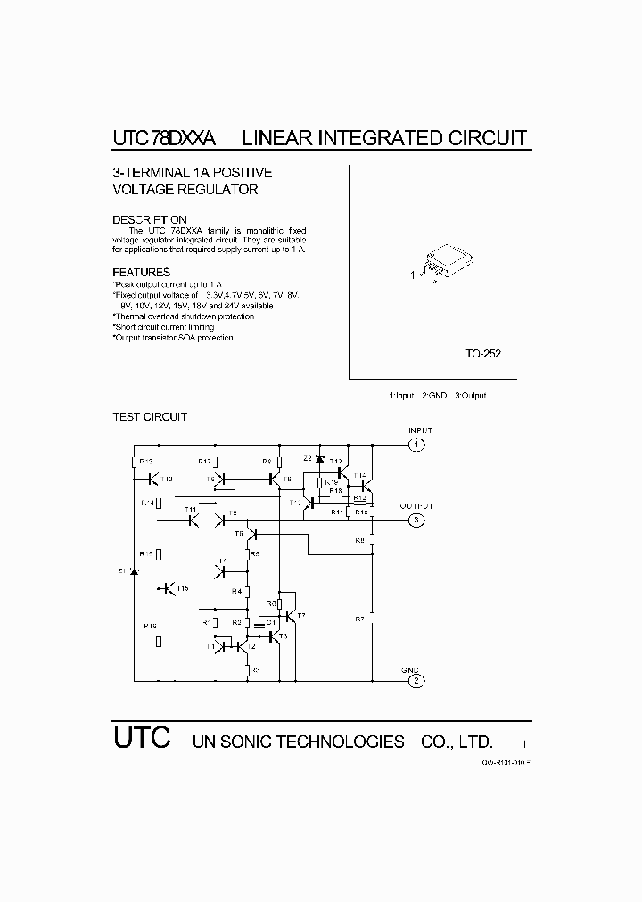 UTC78DXXA_415700.PDF Datasheet