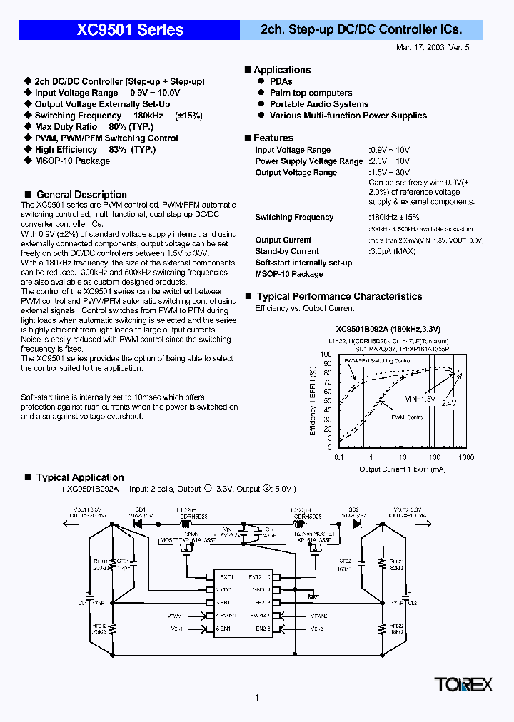 XC9501_416458.PDF Datasheet