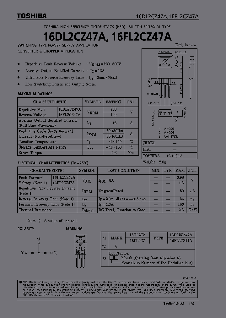 16FL2CZ47A_459511.PDF Datasheet