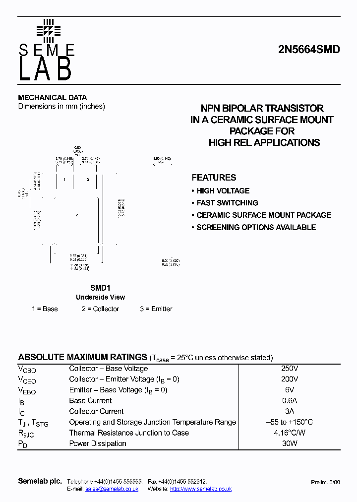 2N5664SMD_443795.PDF Datasheet