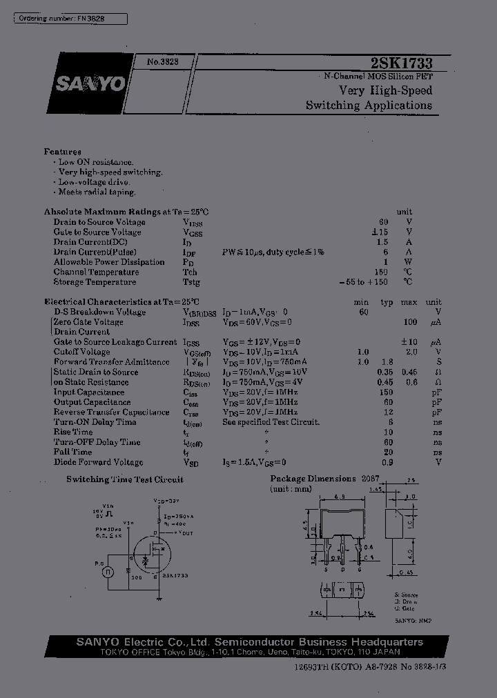 2SK1733_439814.PDF Datasheet