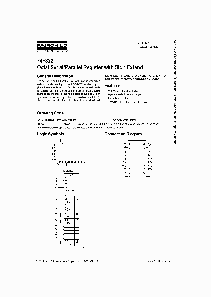 74F322_465769.PDF Datasheet