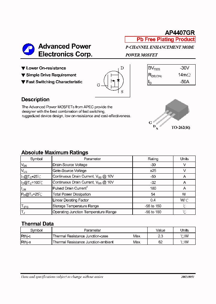 AP4407GR_460991.PDF Datasheet