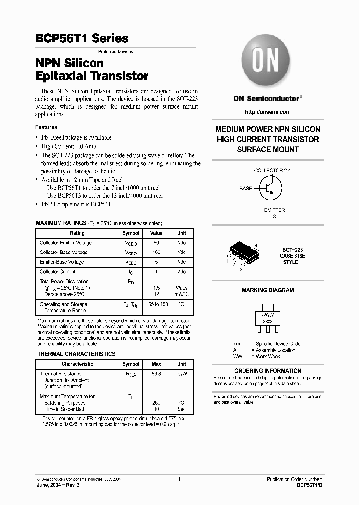 BCP56T3_484913.PDF Datasheet