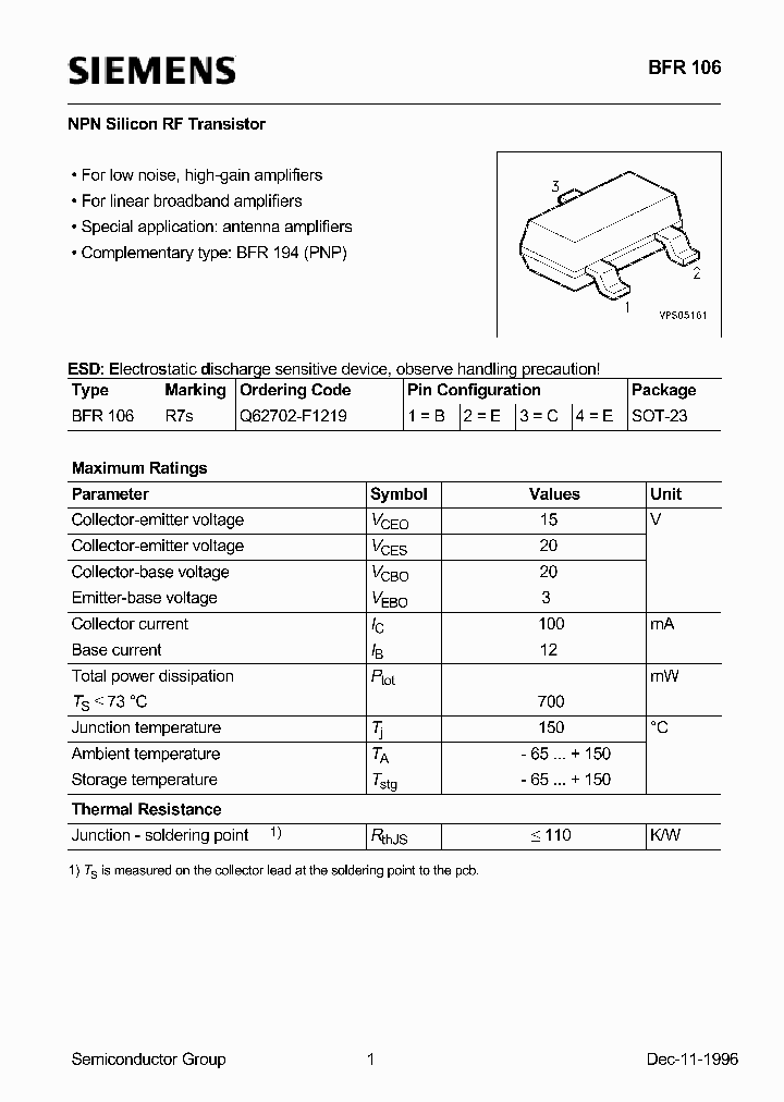 BFR106_441043.PDF Datasheet