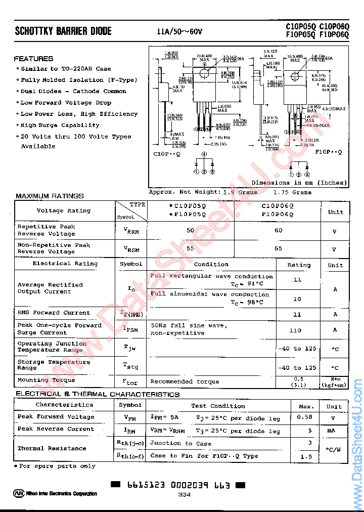 C10P05Q_454099.PDF Datasheet