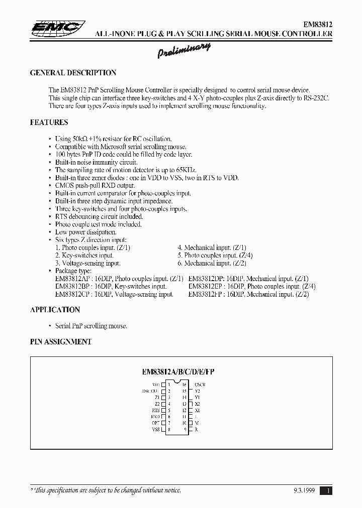 EM83812_450506.PDF Datasheet