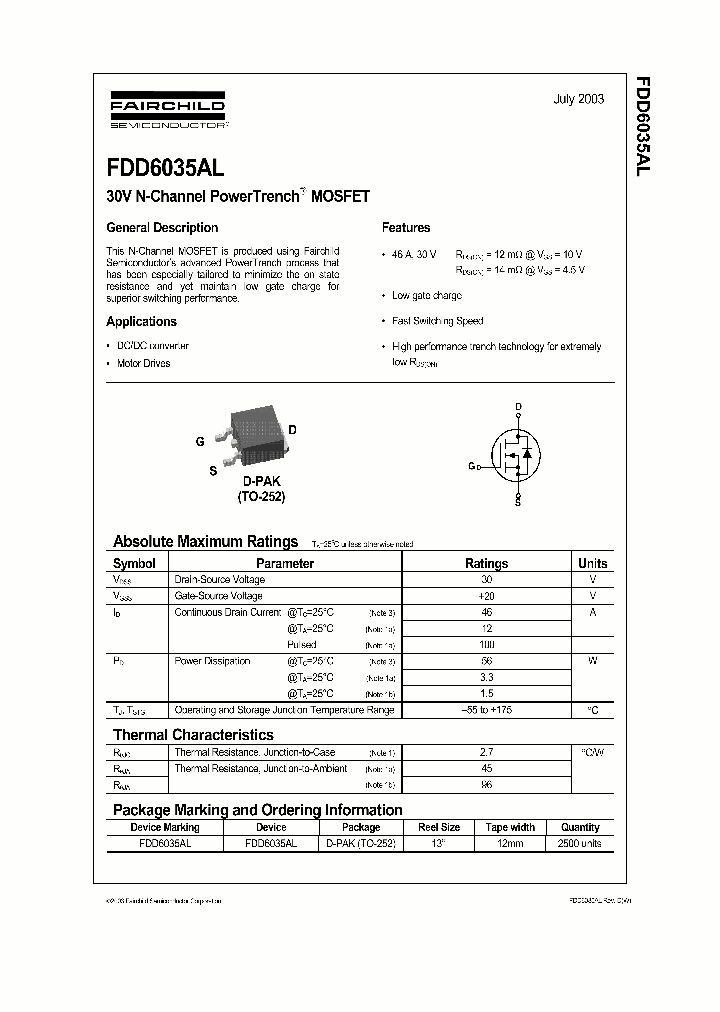 FDD6035_450542.PDF Datasheet
