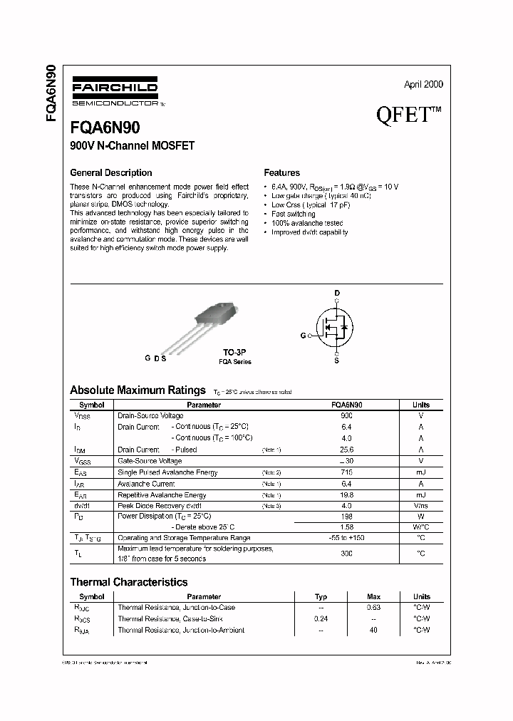 FQA6N90_470324.PDF Datasheet