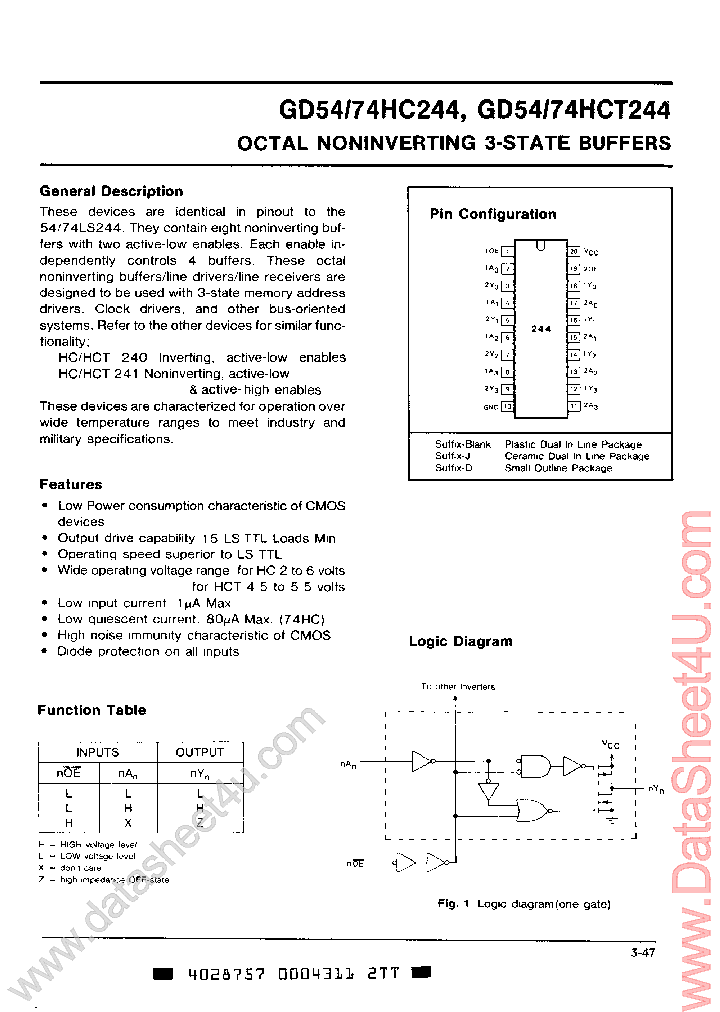 GD74HC244_441968.PDF Datasheet