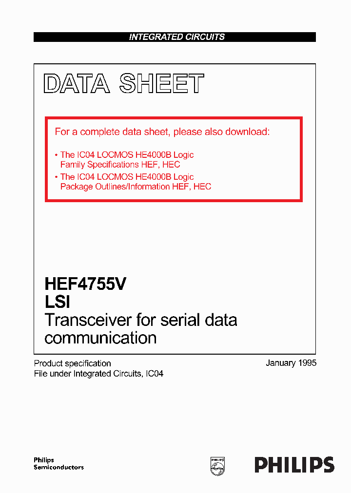 HEF4755_447645.PDF Datasheet