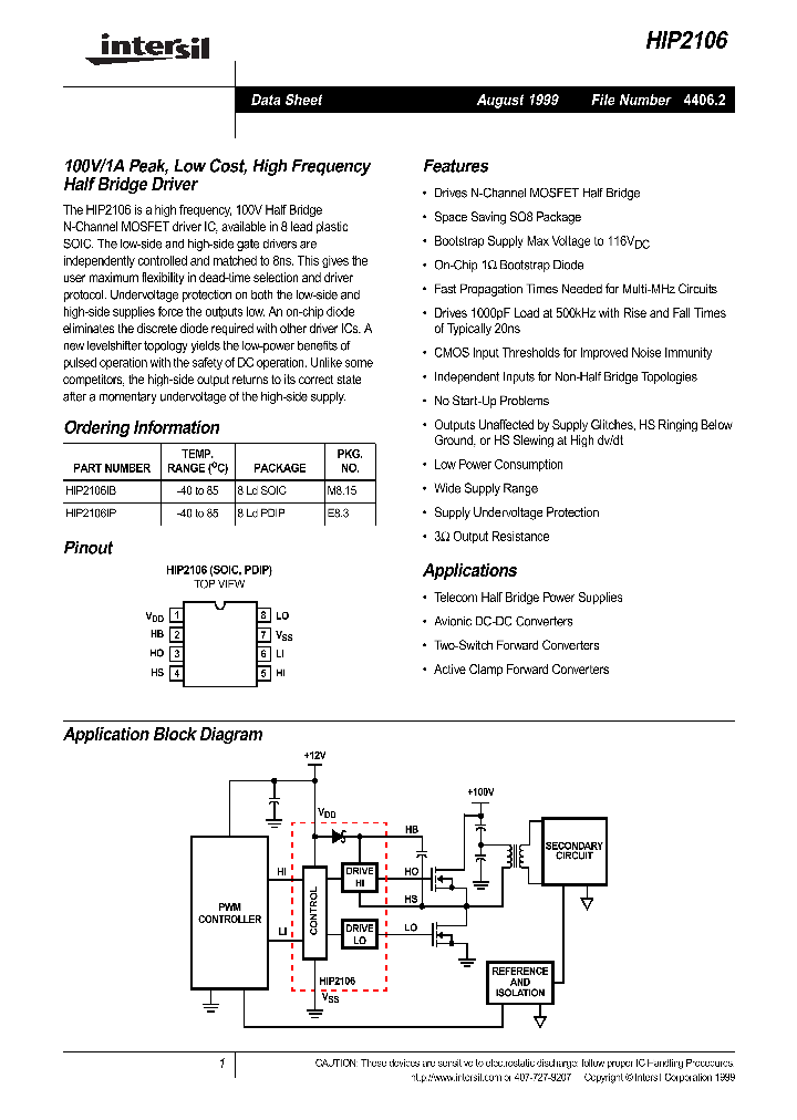 HIP2106_226240.PDF Datasheet