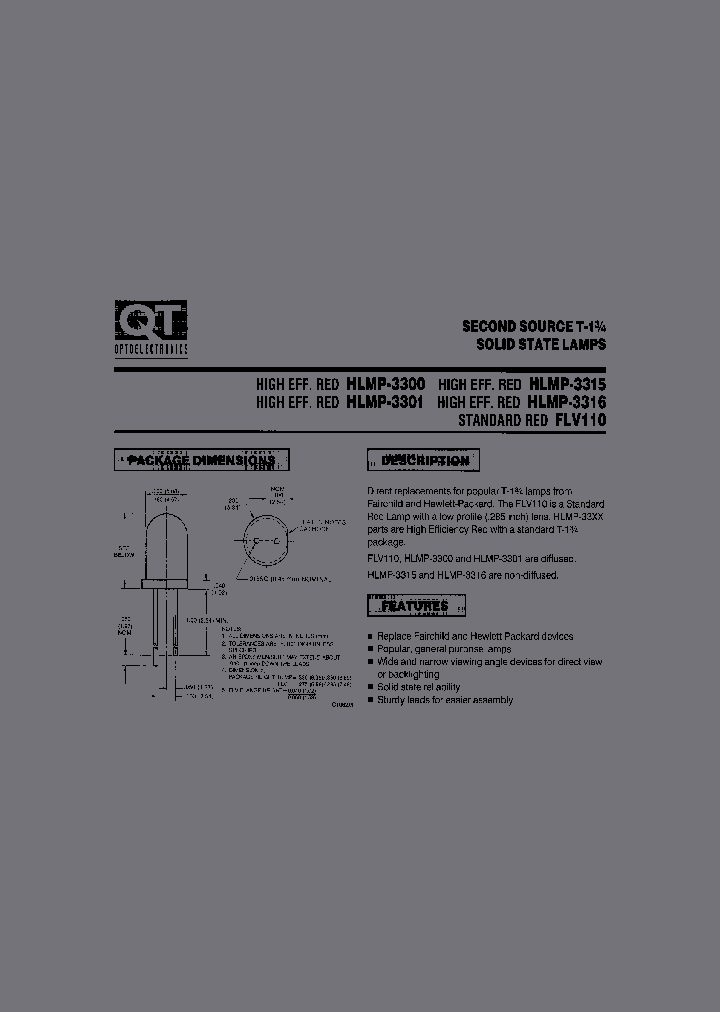 HLMP-3316_461194.PDF Datasheet