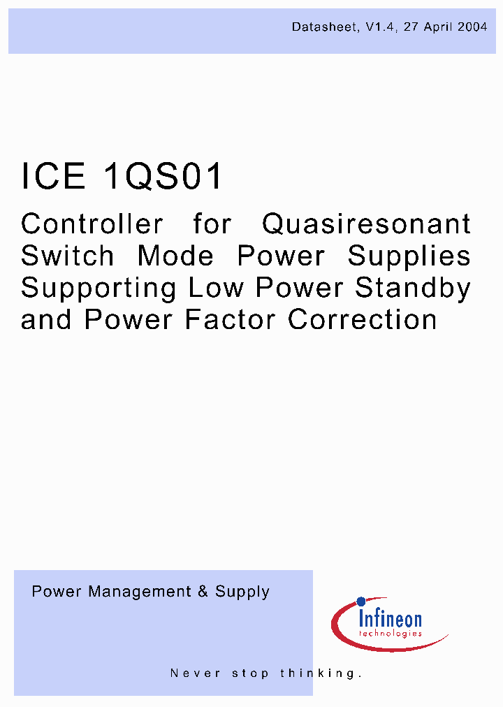 ICE1QS01_439271.PDF Datasheet