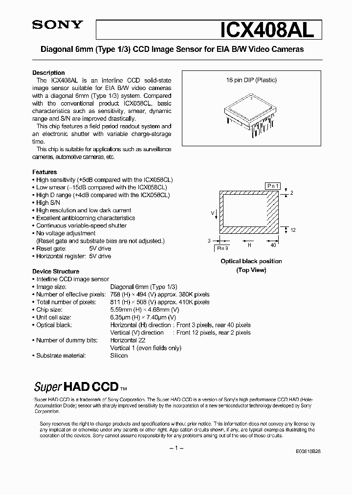 ICX408AL_462387.PDF Datasheet