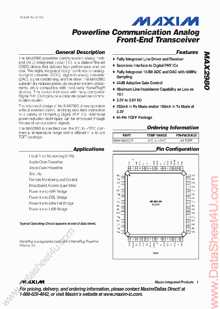 MAX2980_483040.PDF Datasheet