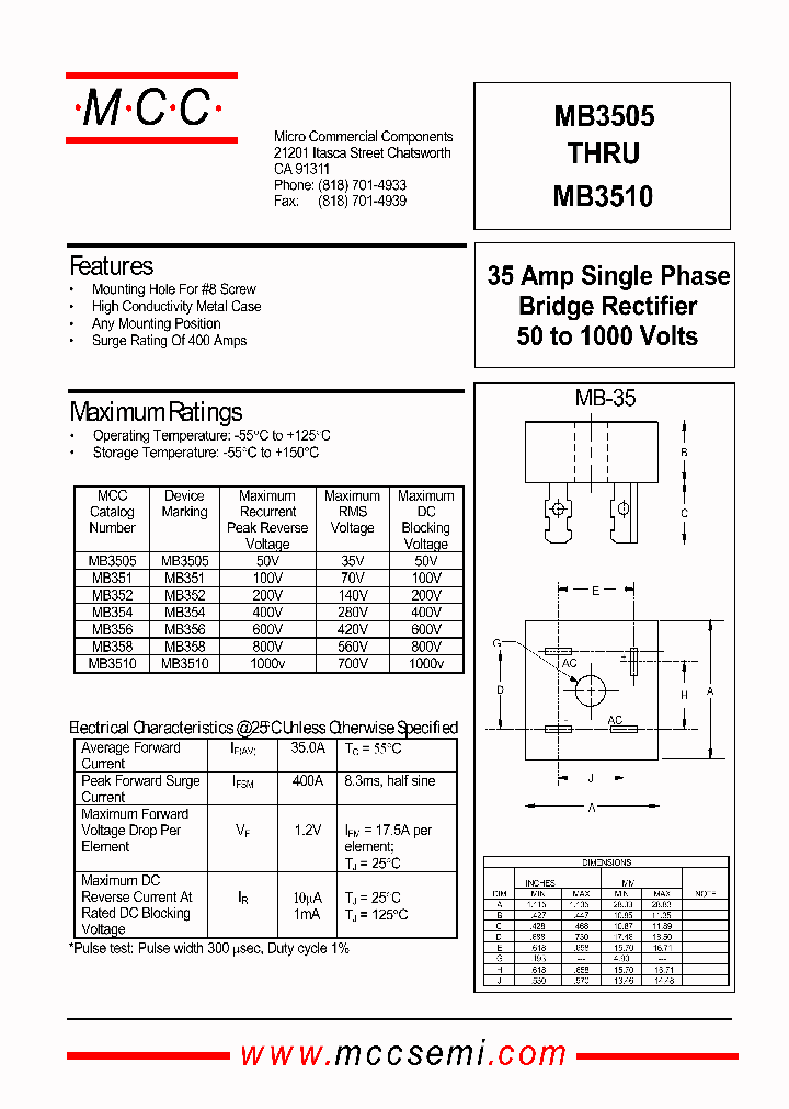 MB3505_460410.PDF Datasheet