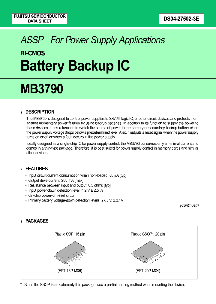 MB3790PFT_445119.PDF Datasheet