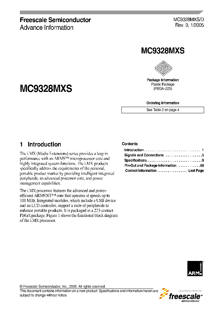 MC9328MXS_470074.PDF Datasheet