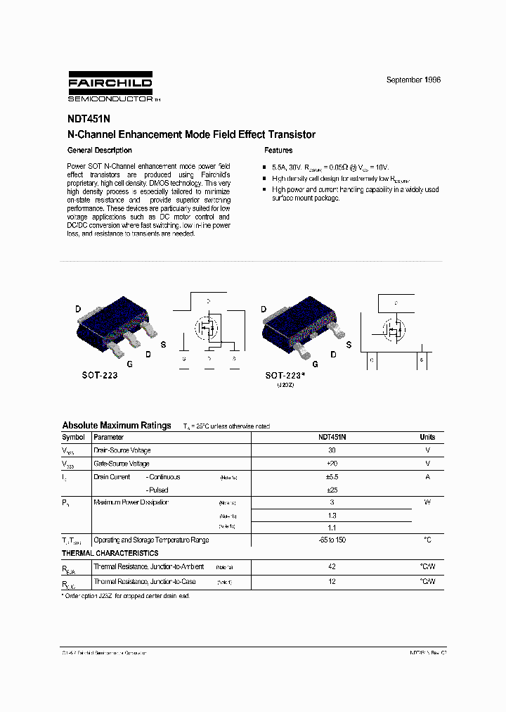 NDT451_183210.PDF Datasheet