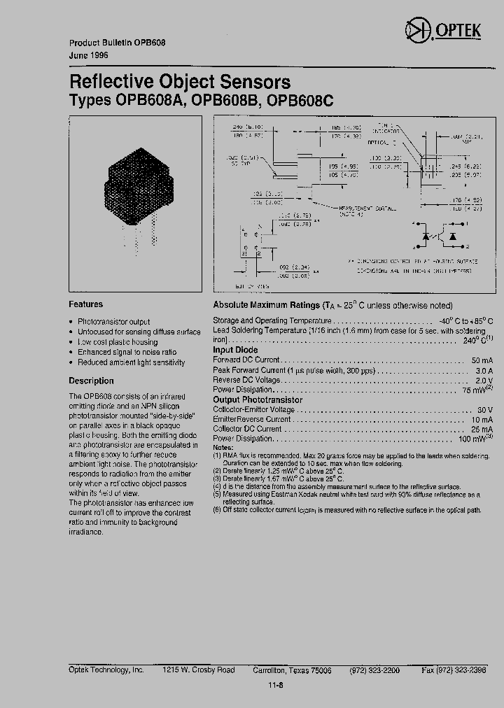 OPB608A_435267.PDF Datasheet