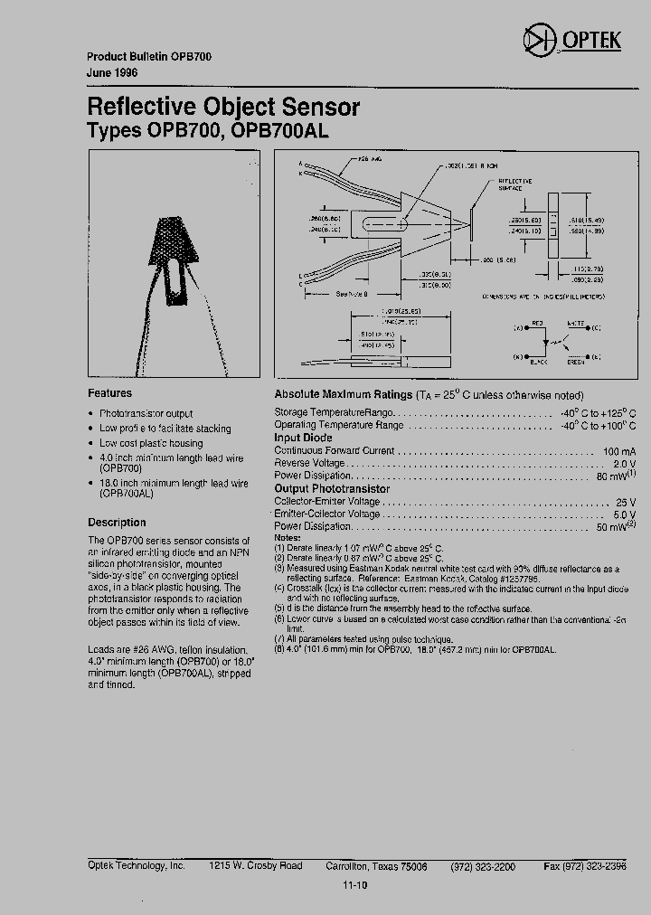 OPB700AL_468137.PDF Datasheet