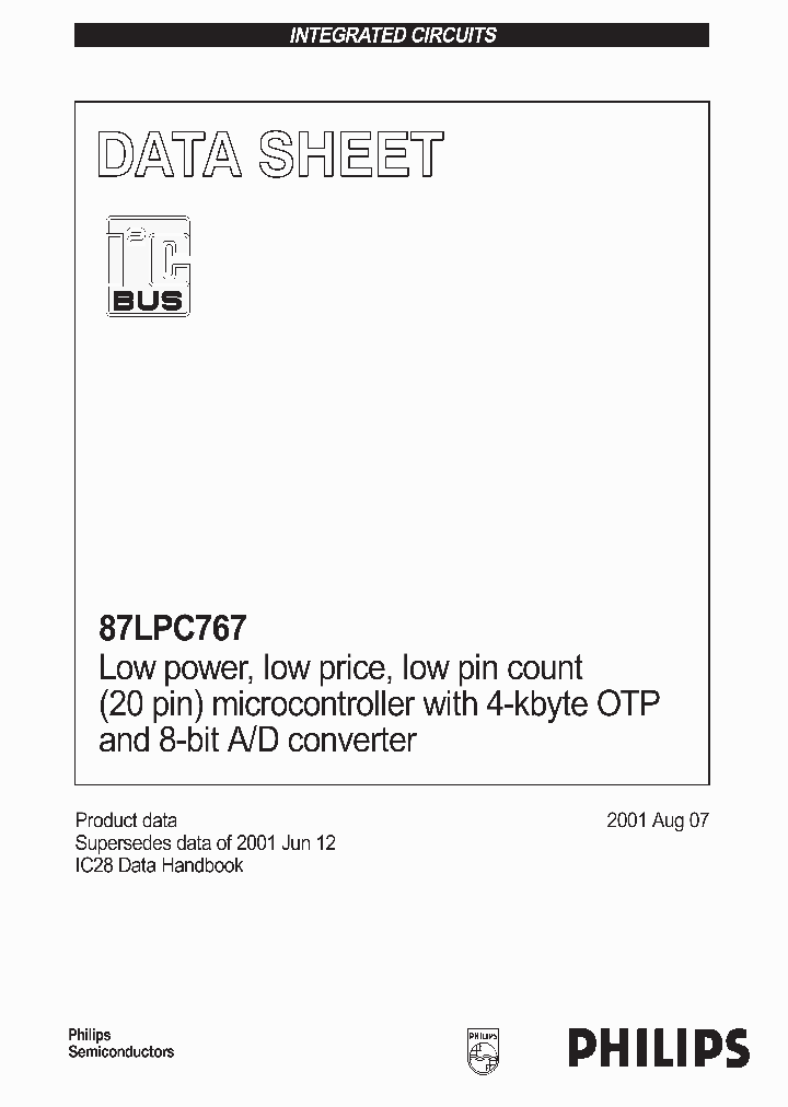 P87LPC767_136618.PDF Datasheet