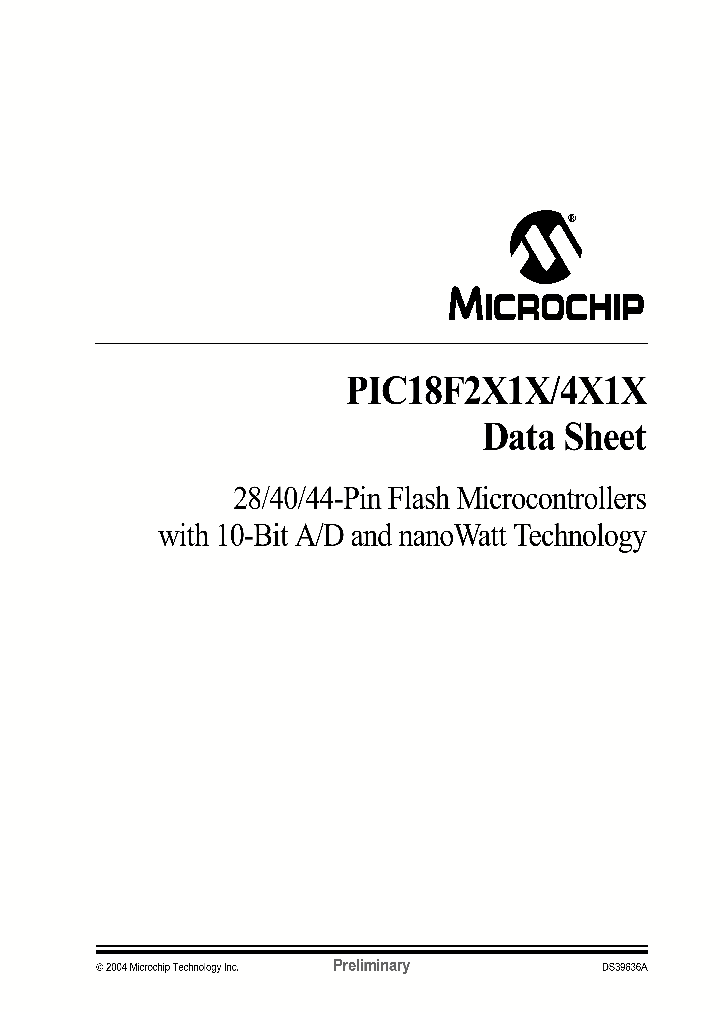 PIC18F2410_476442.PDF Datasheet