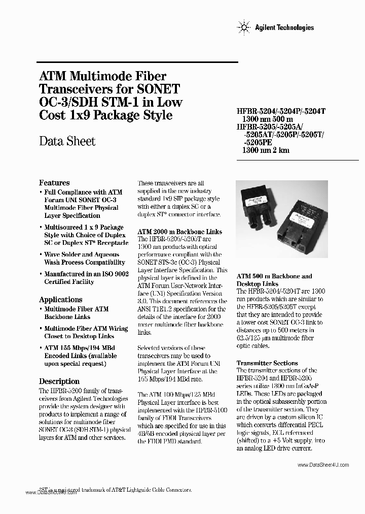 QFBR-5204_471973.PDF Datasheet