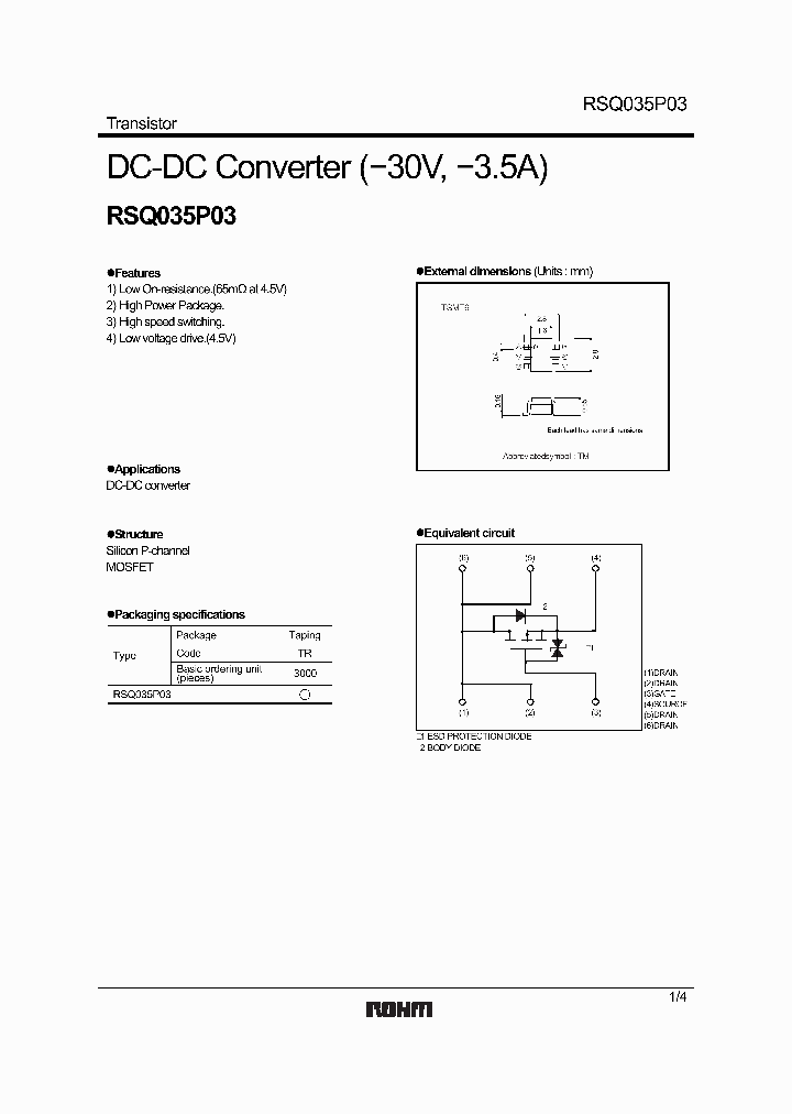 RSQ035P03_451755.PDF Datasheet