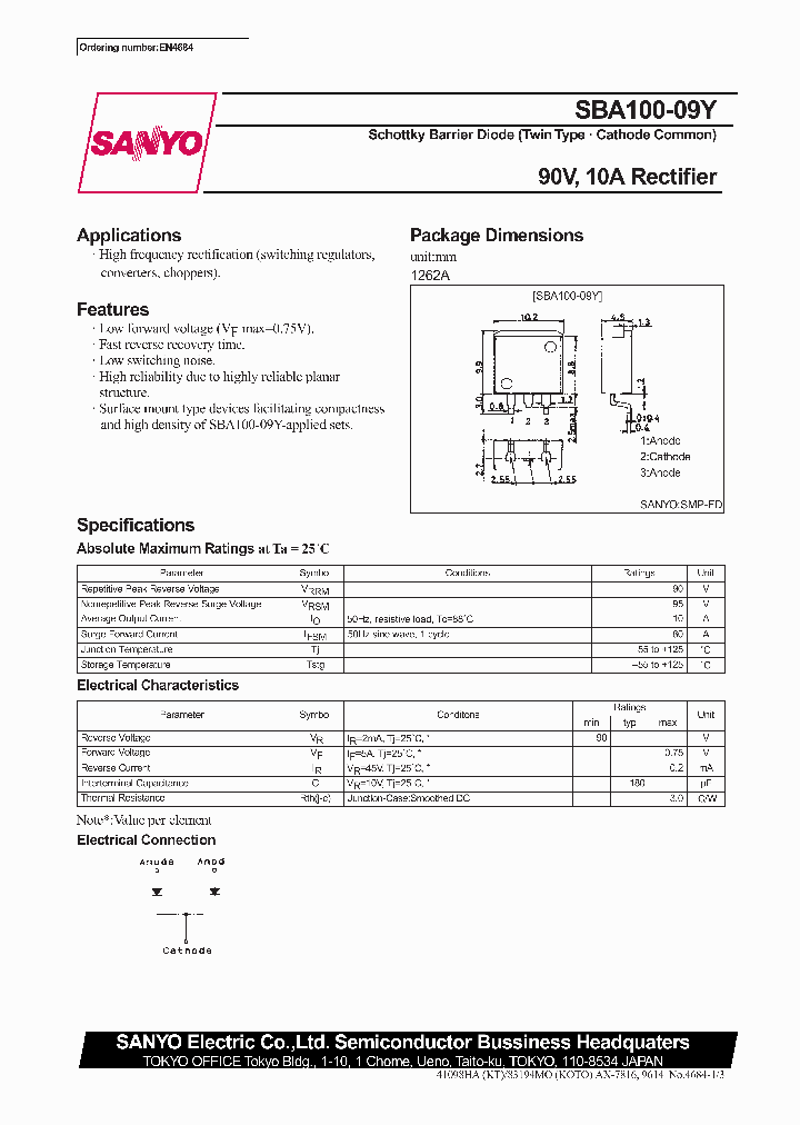 SBA100-09Y_452520.PDF Datasheet