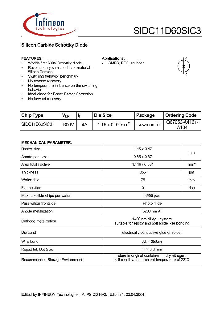 SIDC11D60SIC3_484313.PDF Datasheet