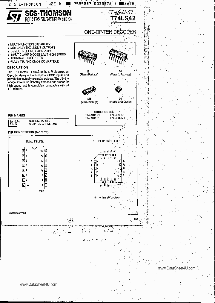 T74LS42_443078.PDF Datasheet