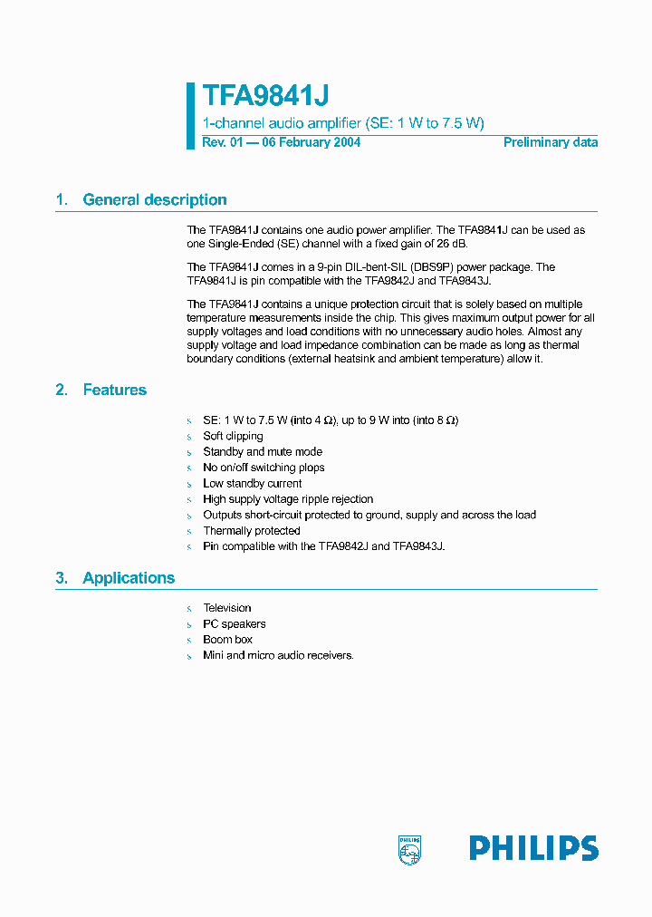 TFA9841J_439851.PDF Datasheet