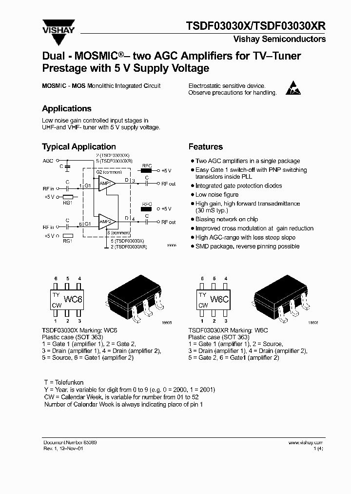 TSDF03030XR_456437.PDF Datasheet