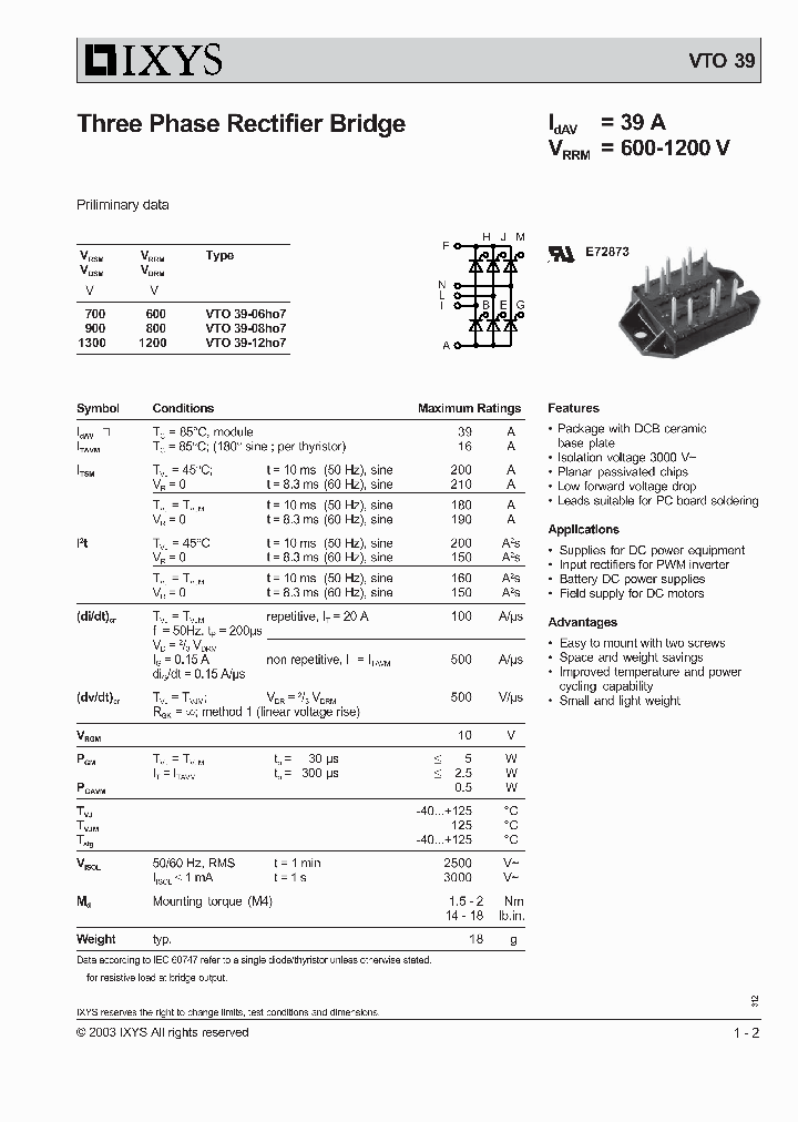 VTO39_465823.PDF Datasheet