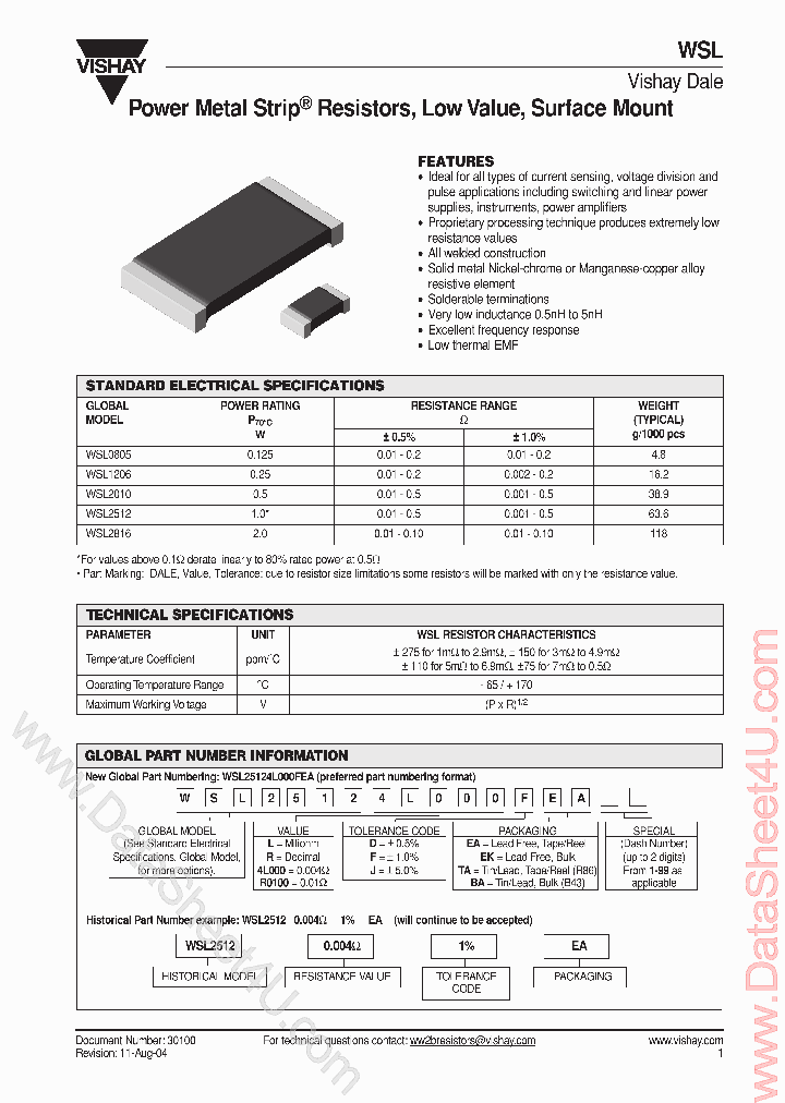 WSL1206_446081.PDF Datasheet