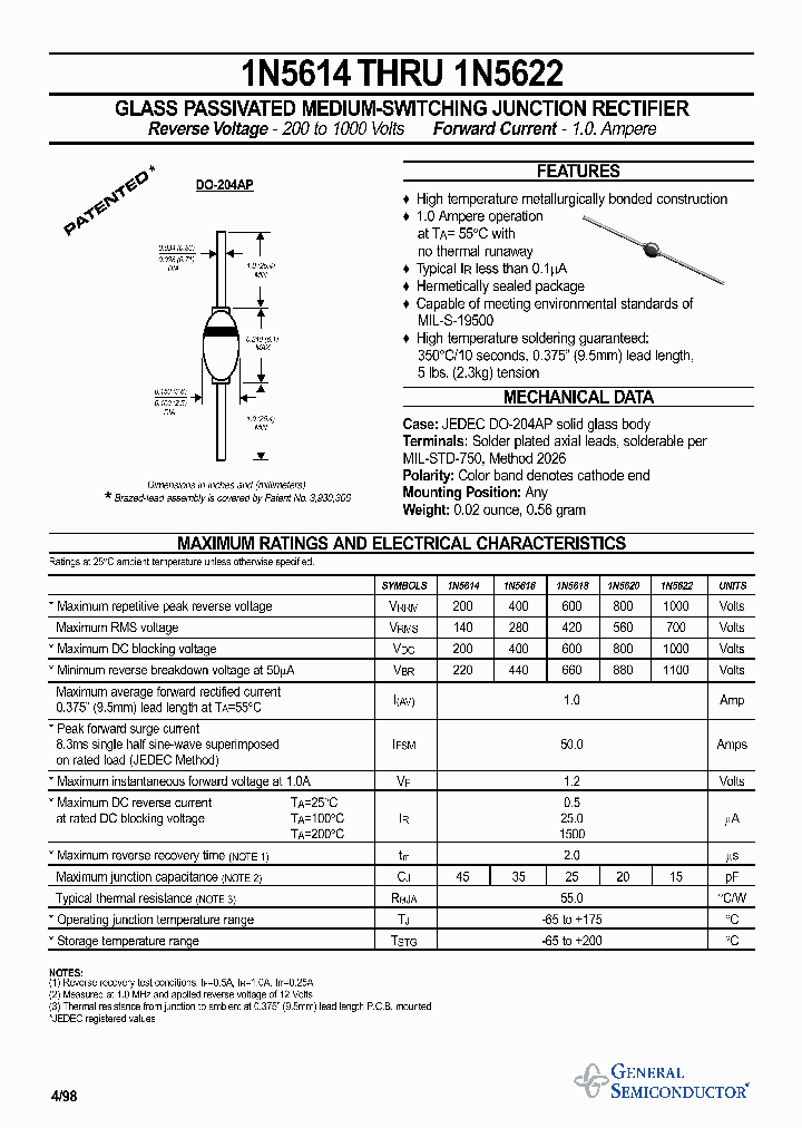 1N5622_492224.PDF Datasheet