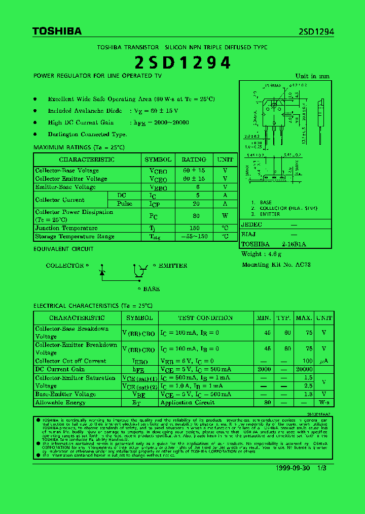 2SD1294_486823.PDF Datasheet