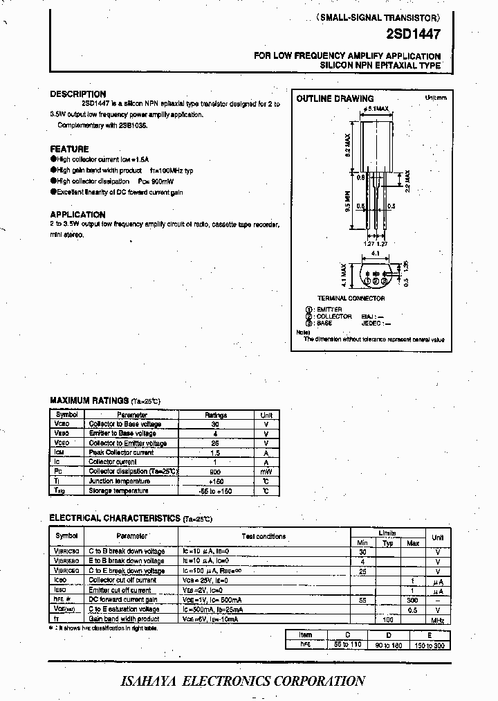 2SD1447_541457.PDF Datasheet