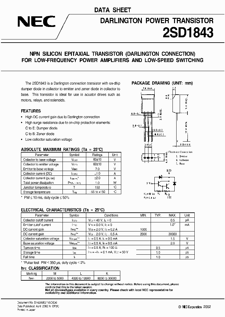 2SD1843_514226.PDF Datasheet