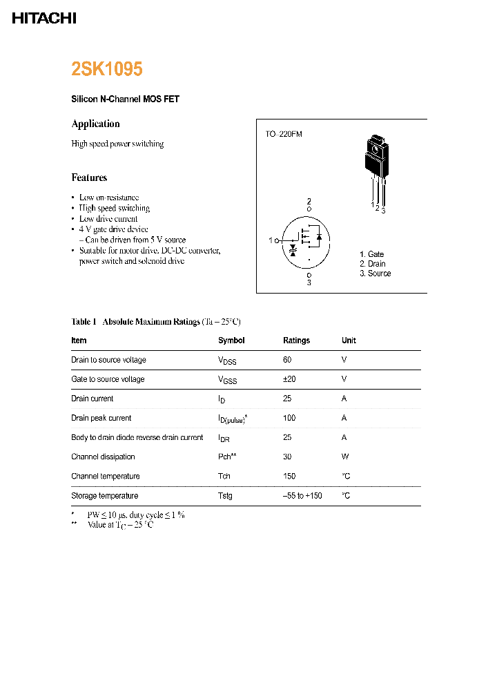 2SK1095_533141.PDF Datasheet