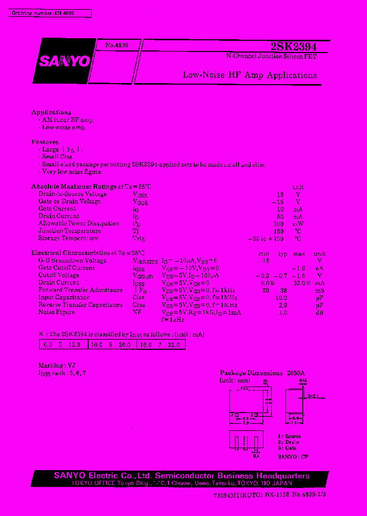 2SK2394_526052.PDF Datasheet