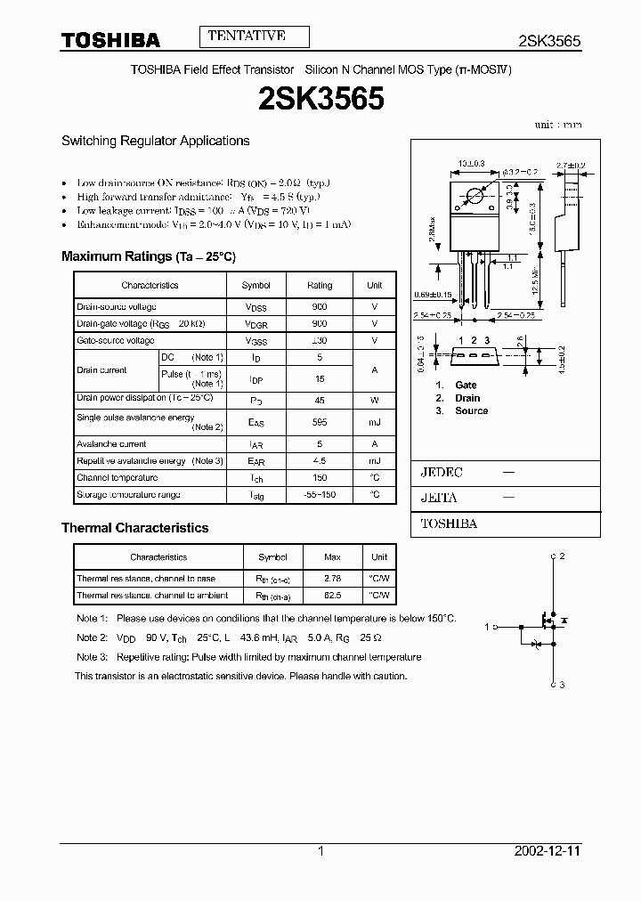 2SK3565_552966.PDF Datasheet