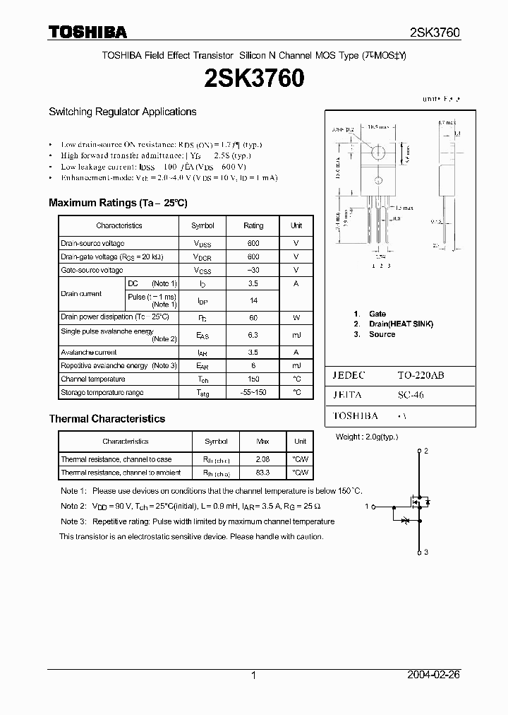 2SK3760_504242.PDF Datasheet
