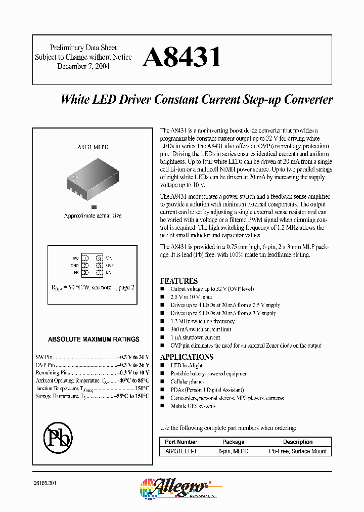 A8431EEH-T_499346.PDF Datasheet