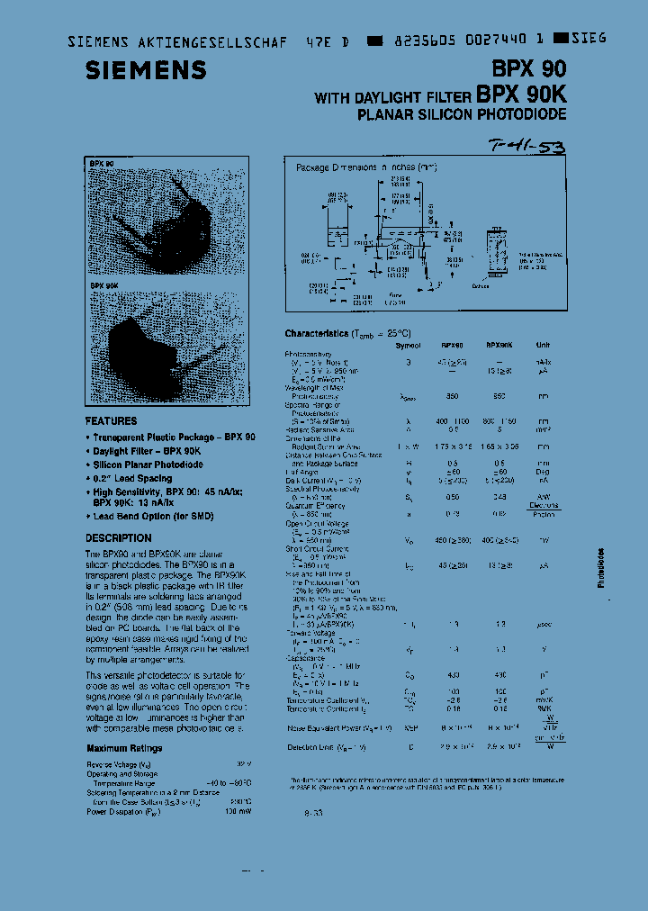 BPX90K_501106.PDF Datasheet
